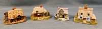 Lilliput Lane Cottage Figurines - Lot of 4