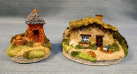 Maurice Wideman American Collection Well House and Sod House Figurines