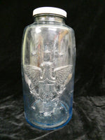 Vintage Mason's Star Eagle 2.5 Gal. Pickle Jar with Lid