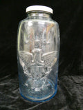 Vintage Mason's Star Eagle 2.5 Gal. Pickle Jar with Lid
