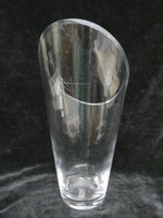 Lockheed-Martin 12" Glass Vase