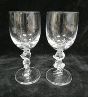 Pair of Mickey and Minnie Mouse Wine Glasses