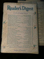 Vintage Reader's Digest Magazine from 1943-1945 - Lot of 19 Issues