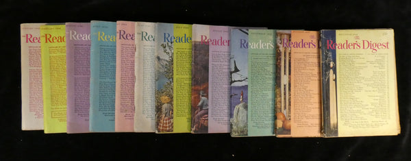 1948 Reader's Digest Magazines - Lot of 11 (missing Nov.)