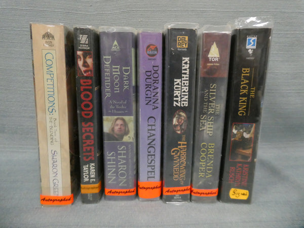 Fantasy Fiction by Female Authors - Lot of 7 Autographed Trade Paperbacks