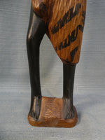 Carved Wood African Female Figure