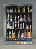 1000 Piece International Space Rockets Puzzle - Certified Complete!