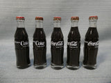 Miniature 3" Coca-Cola Contour Bottles - Lot of 5