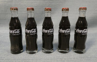 Miniature 3" Coca-Cola Contour Bottles - Lot of 5