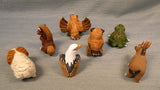 LEPS Clay Eagle & Friends Figurines - Lot of 7