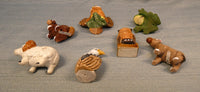 LEPS Clay Eagle & Friends Figurines - Lot of 7