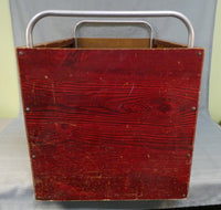 Vintage 1950s Wooden Toy Box