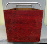 Vintage 1950s Wooden Toy Box