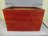 Vintage 1950s Wooden Toy Box