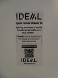 Ideal Special Formula Shredder Oil - 1 Gallon, New!