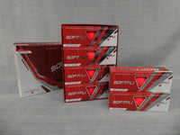 MaxFli Softfli Ultra Low Compression Matte Red Golf Balls - Lot of 18, New!