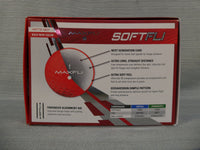 MaxFli Softfli Ultra Low Compression Matte Red Golf Balls - Lot of 18, New!