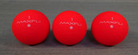 MaxFli Softfli Ultra Low Compression Matte Red Golf Balls - Lot of 18, New!
