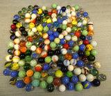 Neato! Glass Marbles Tin with 204 Marbles