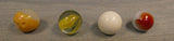 Neato! Glass Marbles Tin with 204 Marbles