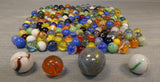Vintage Glass Marbles - Lot of 200 + 4 Shooters