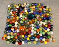 205 Vintage Glass Marbles