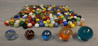 205 Vintage Glass Marbles