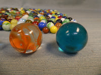 205 Vintage Glass Marbles