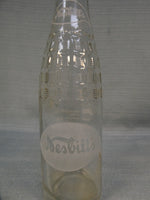 Vintage Glass Bottles - Frostie, Old Colony, Wayne, Nesbitt's - Lot of 4