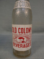 Vintage Glass Bottles - Frostie, Old Colony, Wayne, Nesbitt's - Lot of 4
