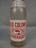 Vintage Glass Bottles - Frostie, Old Colony, Wayne, Nesbitt's - Lot of 4
