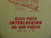 Vintage 1965 Big Ben 1000 Piece Rome, The Eternal City Puzzle - Certified Complete!