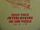 Vintage 1965 Big Ben 1000 Piece Rome, The Eternal City Puzzle - Certified Complete!
