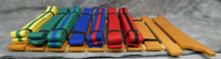 KidKraft Martial Arts Wooden Belt Holder Hanging Display for 8 Belts