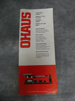 Ohaus Triple Beam Balance 700/800 Series Scale