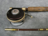 Water King Vintage 8' Fly Fishing Pole with Aluminum Reel