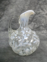 Northwood Opalescent Daisy Fern Swirl Cruet