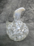 Northwood Opalescent Daisy Fern Swirl Cruet