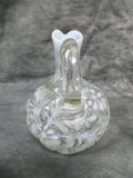 Northwood Opalescent Daisy Fern Swirl Cruet