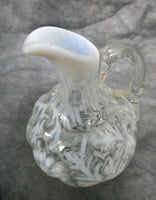 Northwood Opalescent Daisy Fern Swirl Cruet