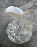 Northwood Opalescent Daisy Fern Swirl Cruet
