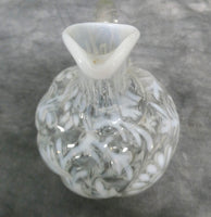 Northwood Opalescent Daisy Fern Swirl Cruet