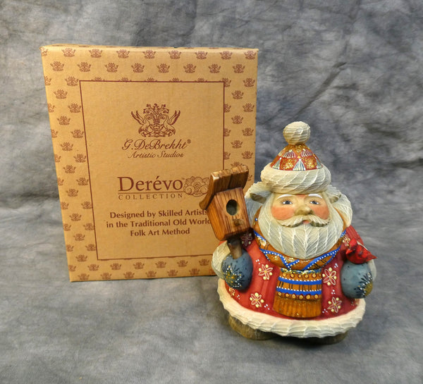 G. DeBrekht Santa Bird Lover's Collection #518071 Limited Edition Figurine