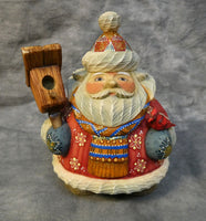 G. DeBrekht Santa Bird Lover's Collection #518071 Limited Edition Figurine