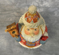 G. DeBrekht Santa Bird Lover's Collection #518071 Limited Edition Figurine
