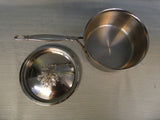 Ruffoni Opus Prima Saucepan Hammered Stainless with Grape Knob