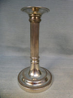 Pair of Pierre Deux Pewter Candlesticks - 8" and 15"