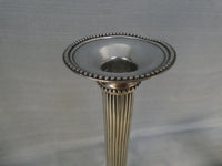 Pair of Pierre Deux Pewter Candlesticks - 8" and 15"