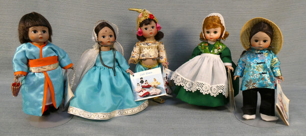 Madame Alexander Little Women 8" Dolls - Lot of 5