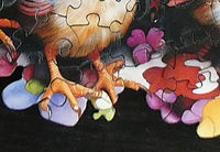 Jigfoxy Wooden Hens and Chicks 180 Piece Puzzle (Missing 1 Edge Piece)